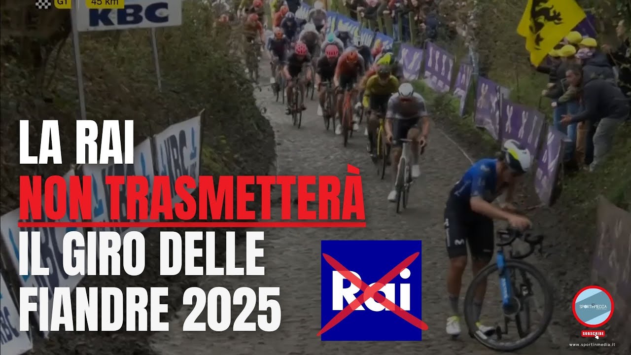 Niente Giro delle Fiandre 2025 sulla Rai: motivi e futuro dei diritti Tv nel ciclismo (ma il Giro?)