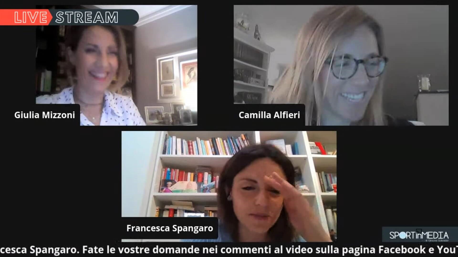 Giulia Mizzoni, Camilla Alfieri, Francesca Spangaro a Live Stream(1)