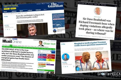 media inglesi su scandalo doping Team Sky