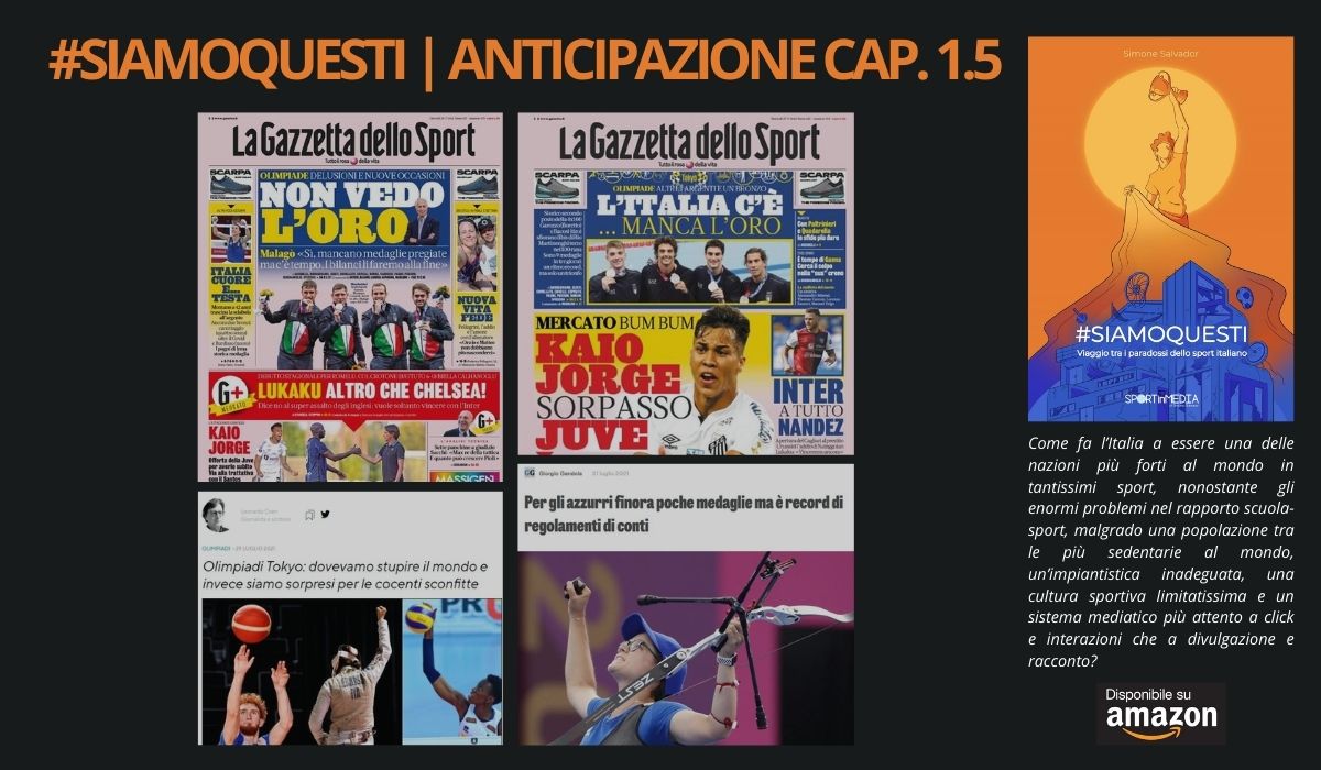 #siamoquesti | Anticipazione capitolo 1.5: “Cultura della sconfitta, alibi e fallimento nello sport”