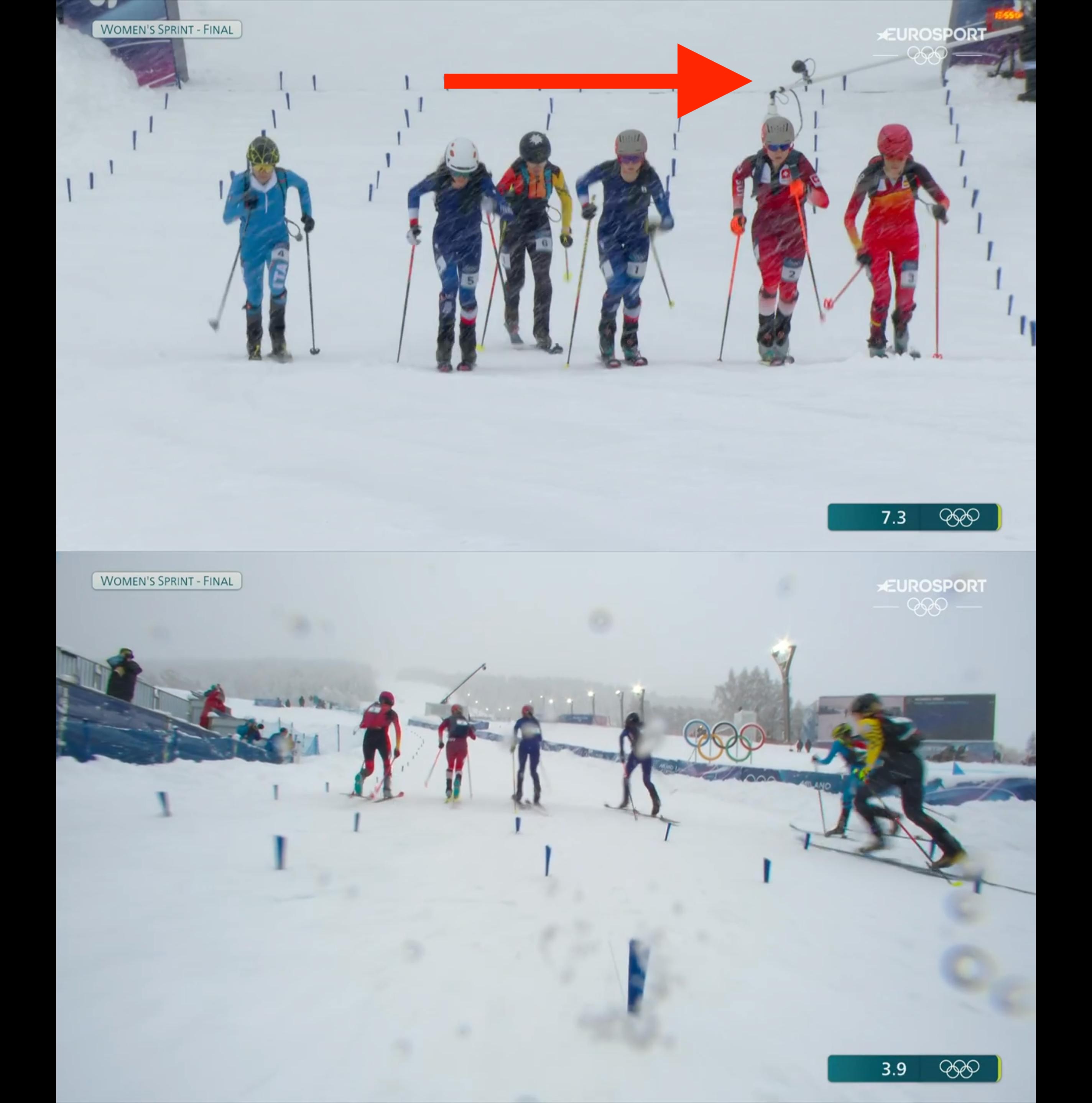 Giochi Olimpici Milano-Cortina 2026: Grafiche e Riprese Tv (sci alpinismo)