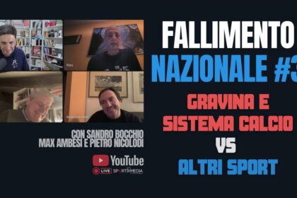Diretta #SPORTinMEDIA su Nazionale e Gravina con Max Ambesi, Pietro Nicolodi e Sandro Bocchio