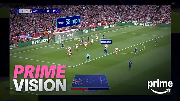 Prime Vision Amazon: cos'&egrave; e come funziona la modalit&agrave; di visione alternativa per le partite di Champions League