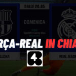 Barcellona Real 10 maggio 2026 in chiaro Rete 4 orario telecronisti ok