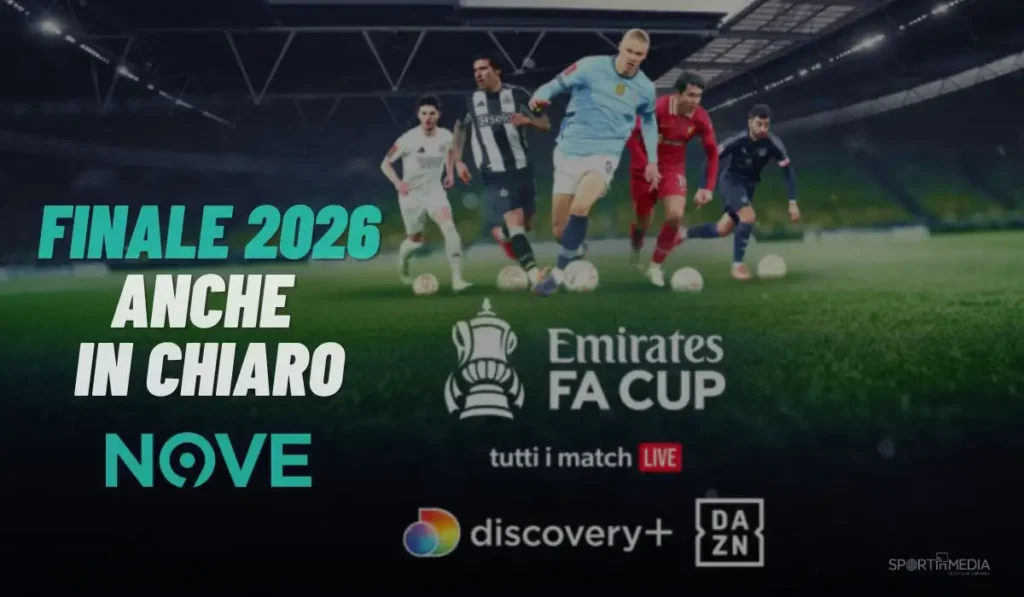 Finale FA Cup 2026 Chelsa Manchester City Tv streaming in chiaro telecronisti