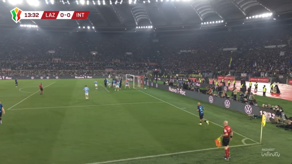 Gol Inter ripreso da FlyCam drone