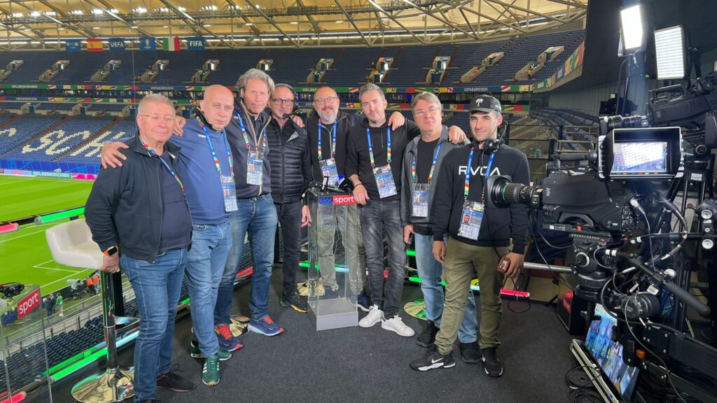 Roberto Ruffini Sky Sport operations manager backstage