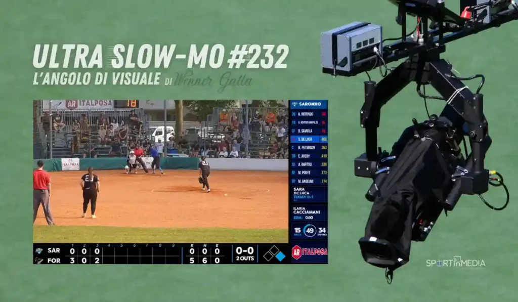 Ultra Slow-Mo 232 baseball e softball italia produzione tv matteo gandini