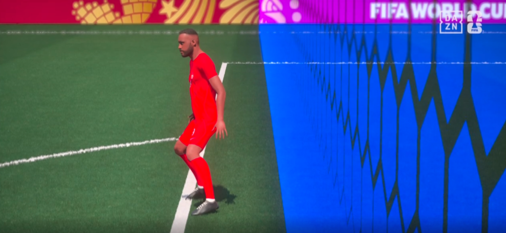 Avatar dei giocatori nella grafica SAOT dei Mondiali 2026
