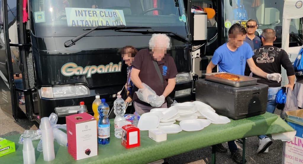 Momento conviviale dell'Inter Club prima della partita 2026